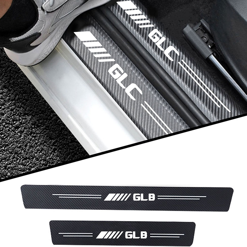 Crepe Pan Carbon - Autocollant de porte de voiture en