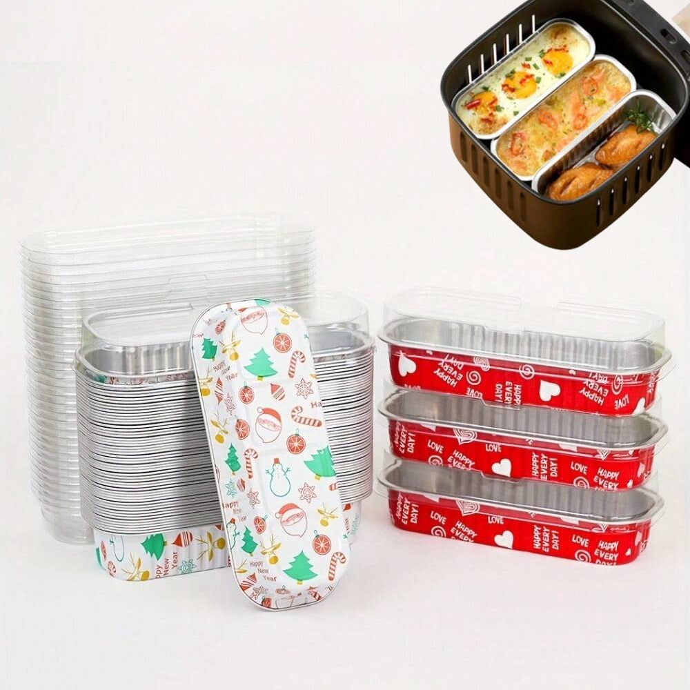 Egg Waffle Pan - Moule à muffins rectangulaire jetable, pot