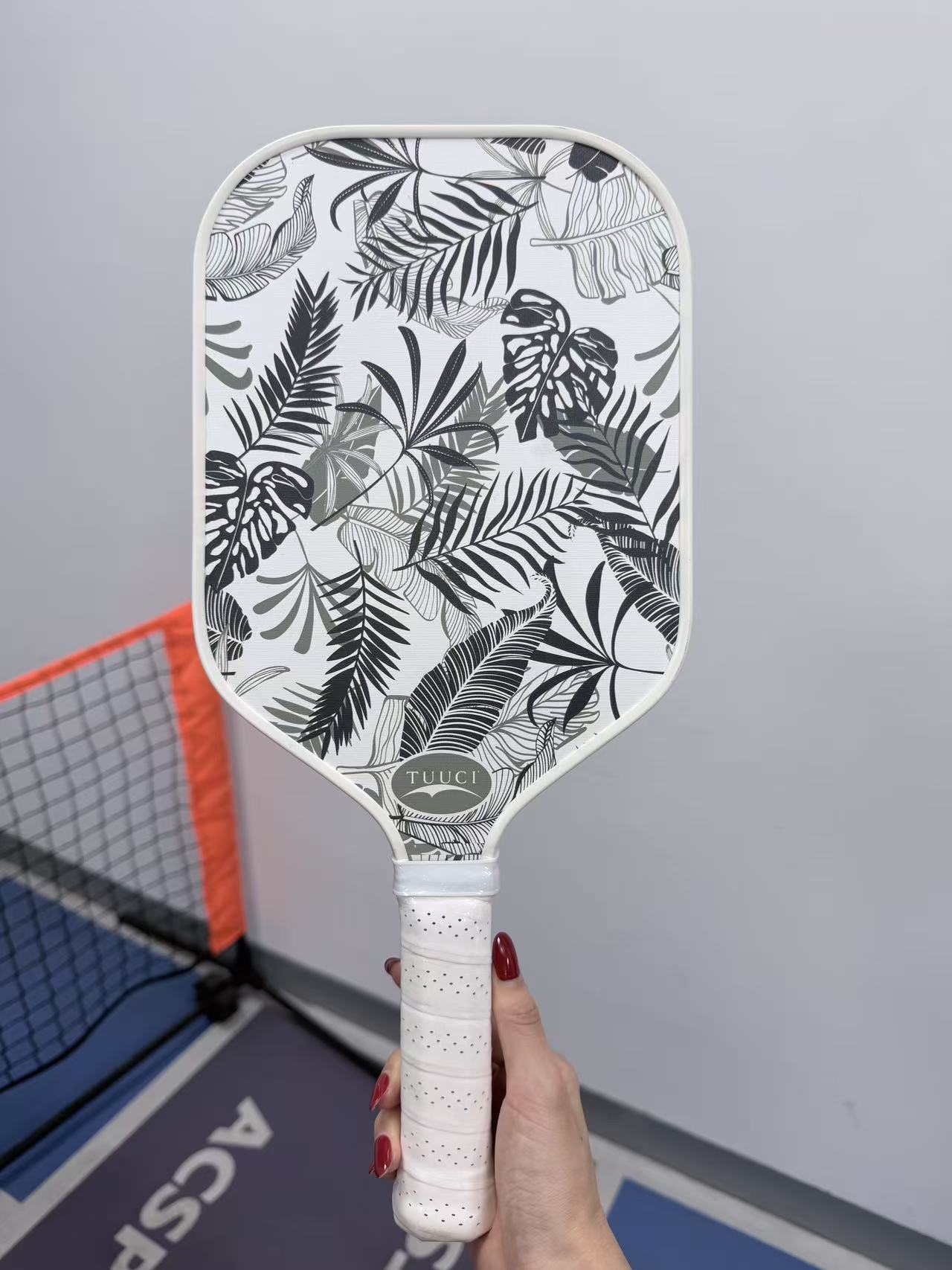 Crepe Pan Carbon - Raquette de pickleball imprimée double face,