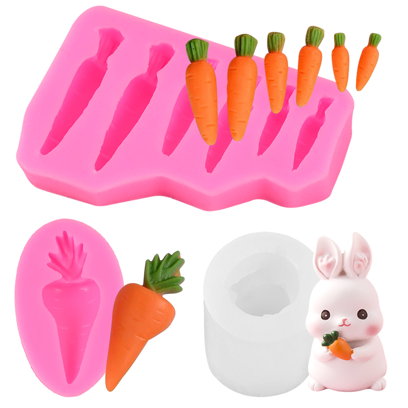 Bunny Cake Mold - Moule 3D en Silicone lapin de