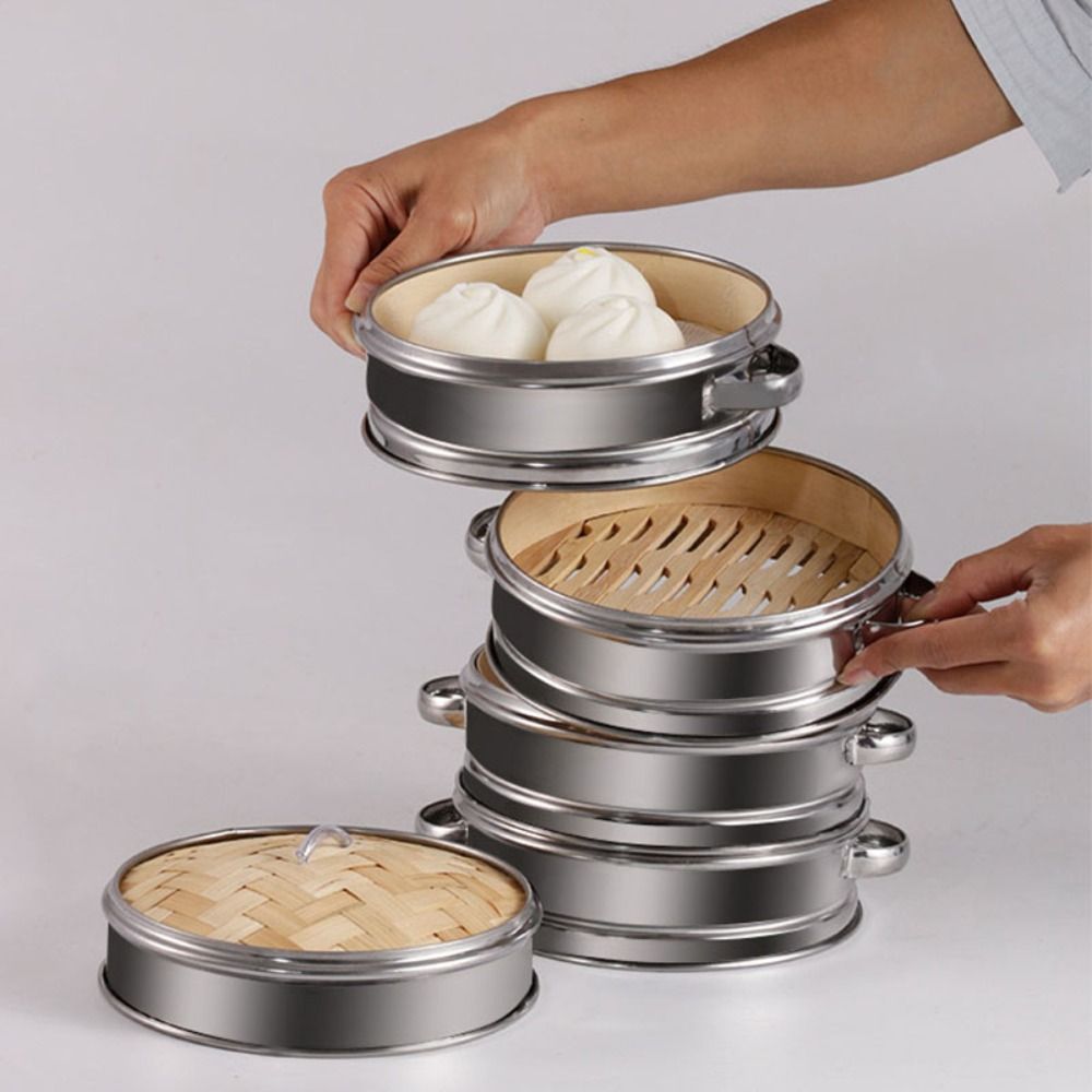 Outil de cuisson rond Dim Sum, - Bao Steamer Bamboo avis et prix